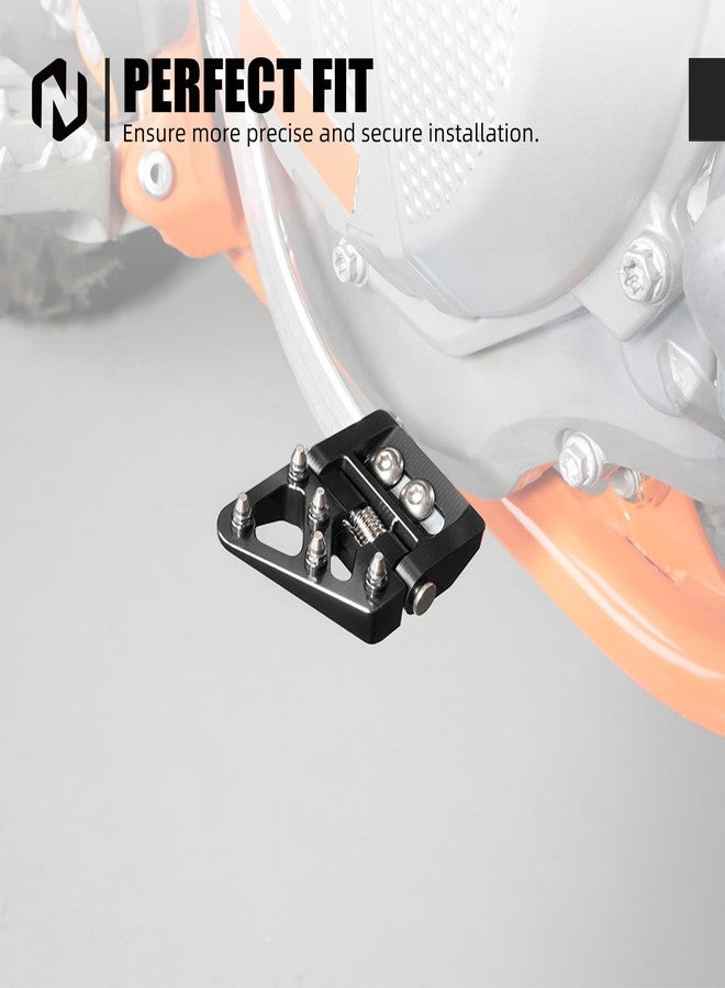 NICECNC Dirt Bike Brake Pedal Tip Foldable Compatible with KTM 125-450 XC XCF SX SXF 2016 125-500 XC XCF XCW SX SXF EXC EXCF TPi 6D 2017-2024,See Fitment - Image 2